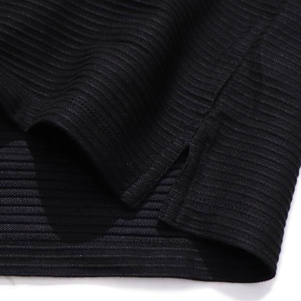 Áo Polo Calvin Klein SS Raiset Thin Stripe Pique Logo Black 4L0089S 001