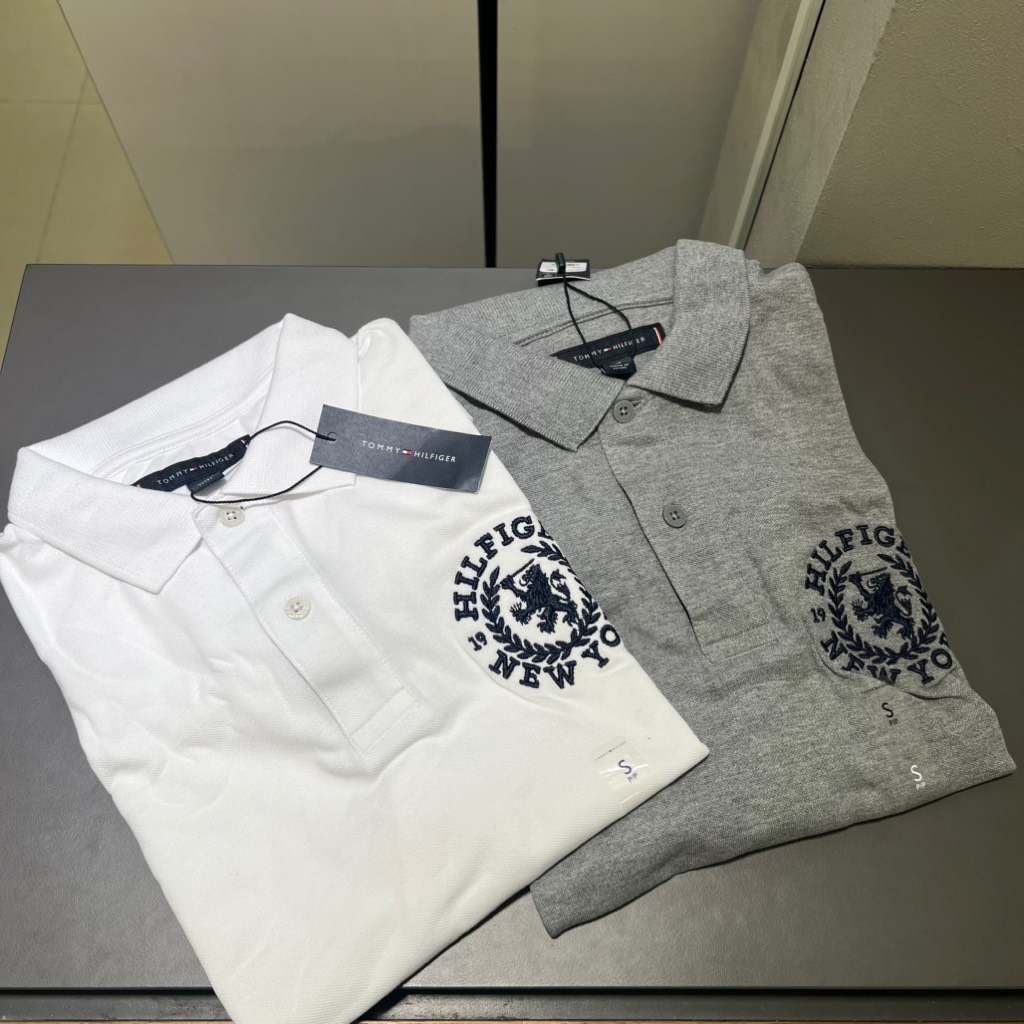 Áo Polo Tommy Hilfiger Regular Fit Embroidered Heritage Grey 78JB576 030