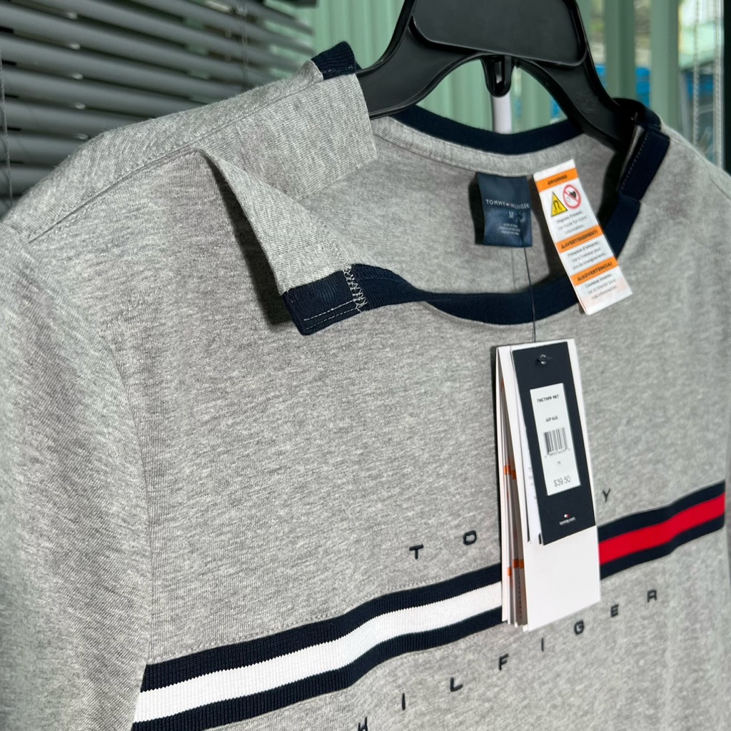 Áo Tommy Hilfiger ADP Essential Flag Logo Grey 78C7099 987