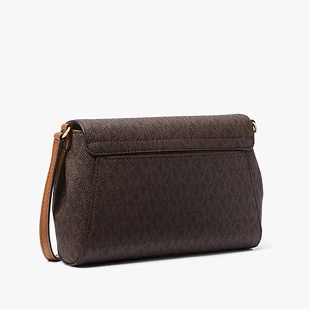 Túi Michael Kors Medium Logo Convertible Crossbody Bag Brown 35H8GTTC6B