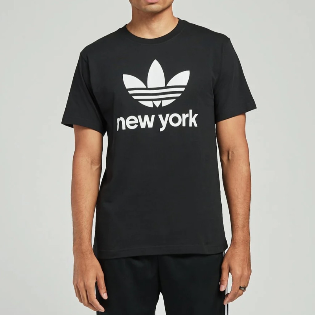 Áo adidas Stacked NYC Black GH6815