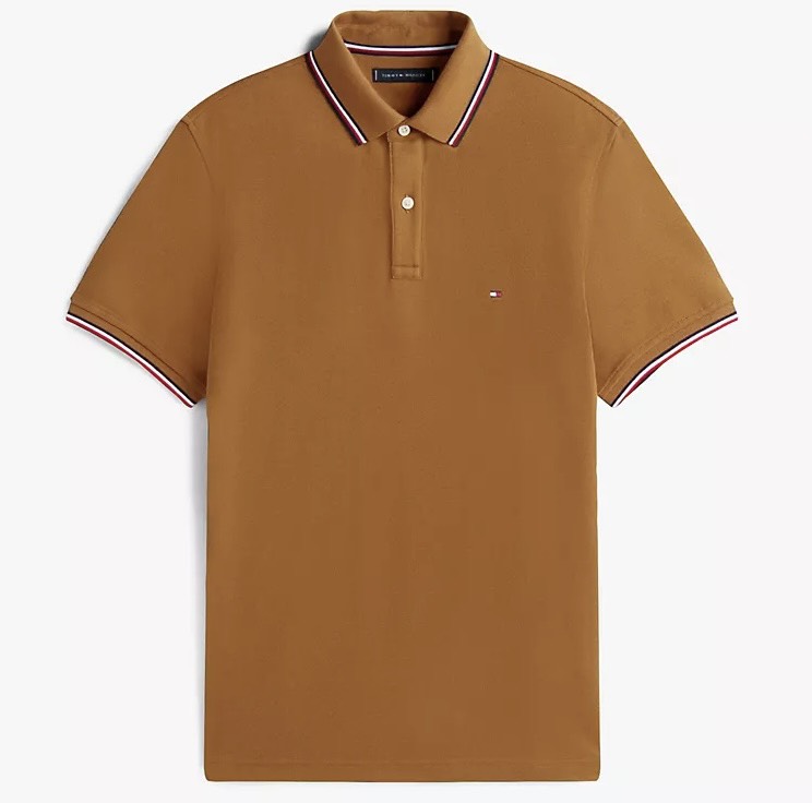 Áo Polo Tommy Hilfiger Regular Fit Wicking In Highland Khaki 78J2653 203