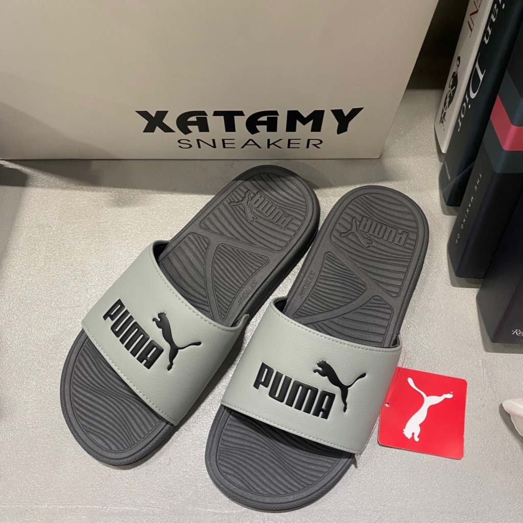 Dép Puma Cool Cat 2.0 Black Smokey Grey 389110 26