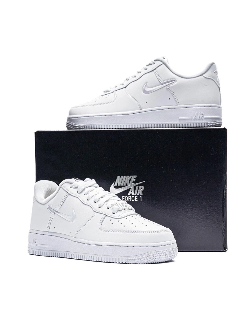 Nike Air Force 1 Just Do It White Multi Color Black FB8251 100