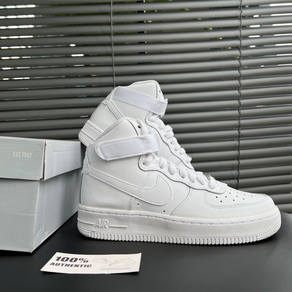 Nike Air Force 1 High All White 653998 100