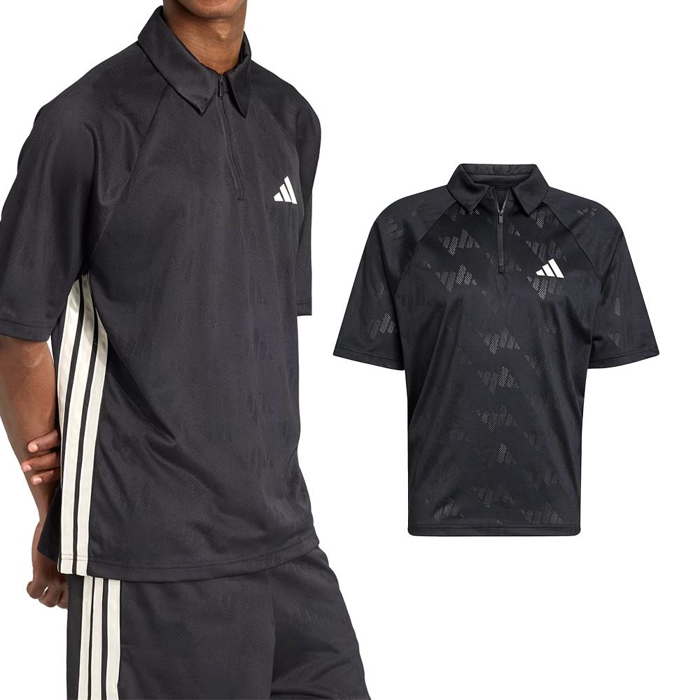 Áo Polo adidas Stadium Jacquard Polo Black JN1831