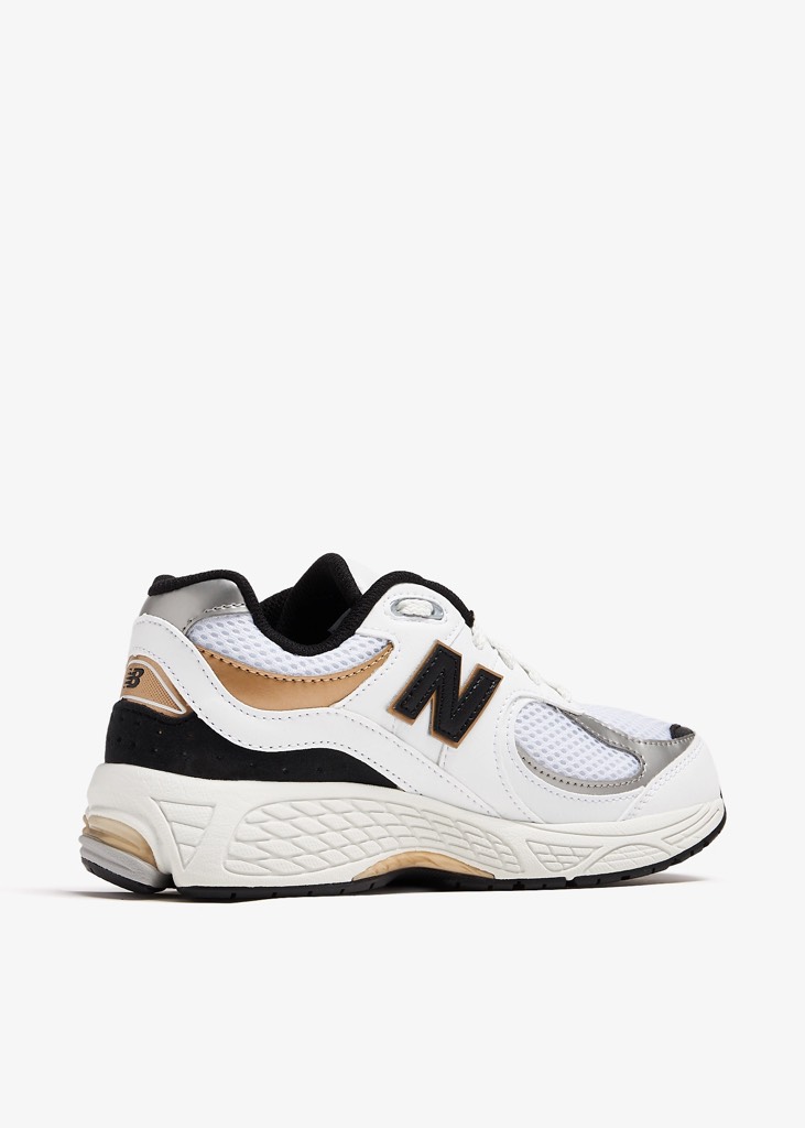 New Balance 2002 White Black Gold GC2002PS