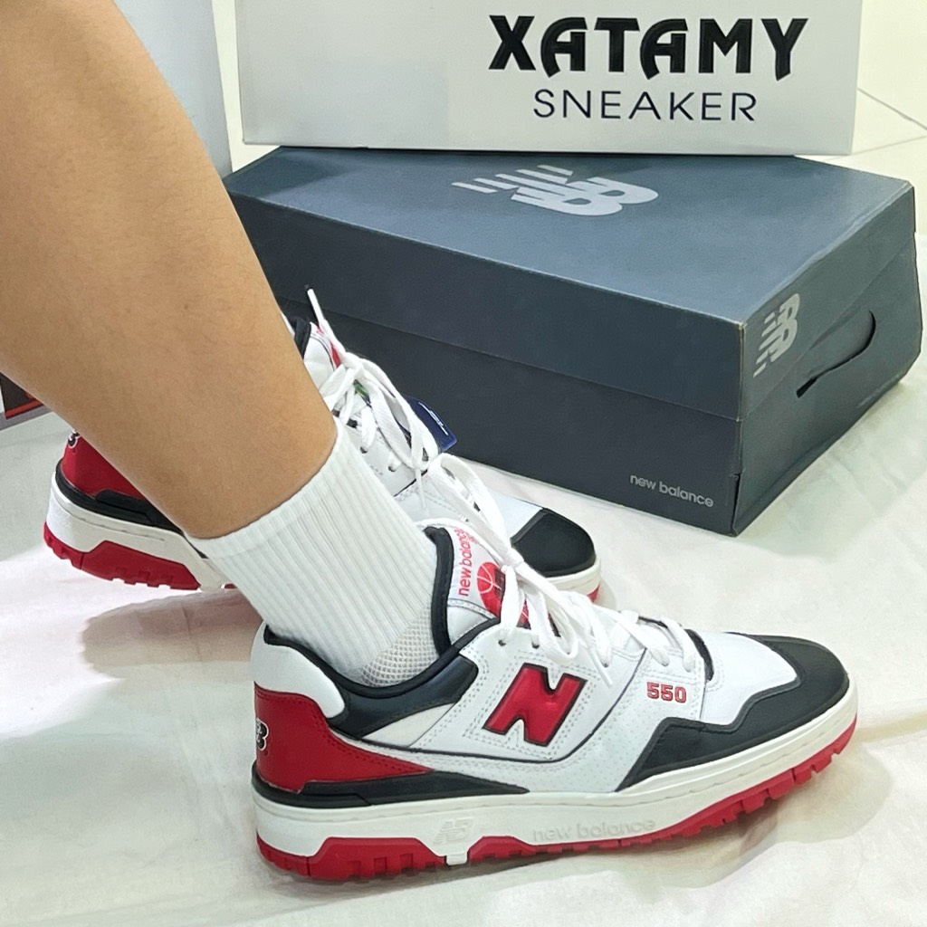 New Balance 550 White Red BB550HR1