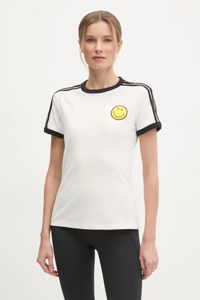 Áo adidas Nữ Smiley Cali Tee Cloud White JD3591