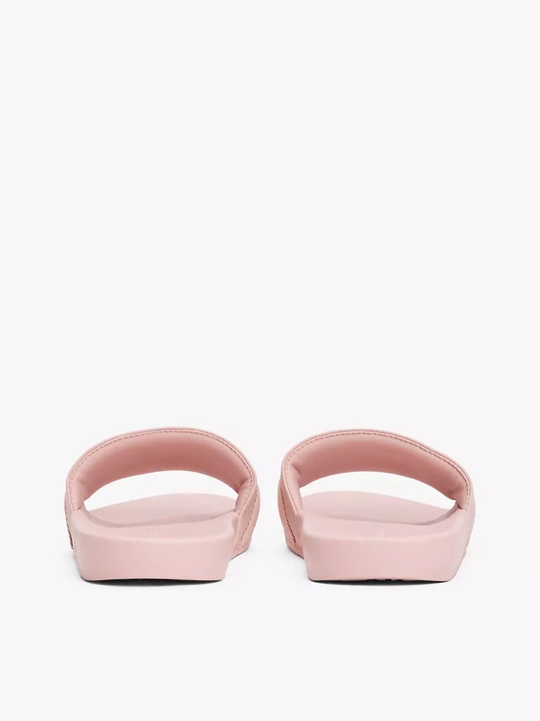 Dép Tommy Hilfiger Webbed Logo Pool  Foggy Pink FW08529 650