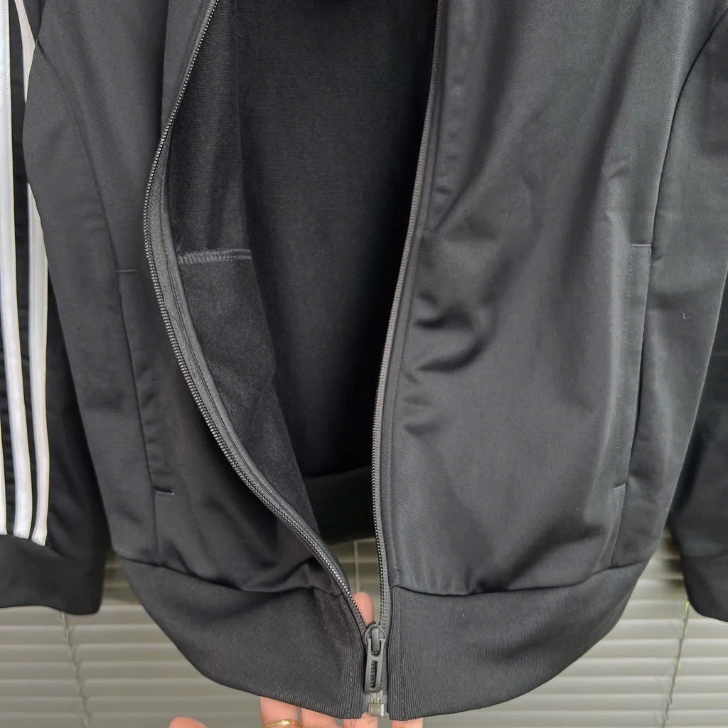 Áo Khoác Women's adidas Primegreen Essentials Warm-Up Slim 3-Stripes Track Jacke Black H48443