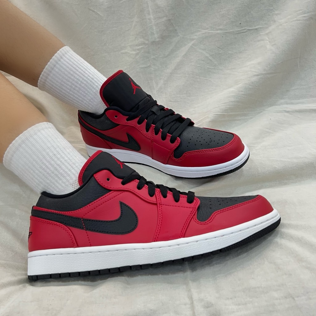 Jordan 1 LOW Banned Gym Red 553558 605