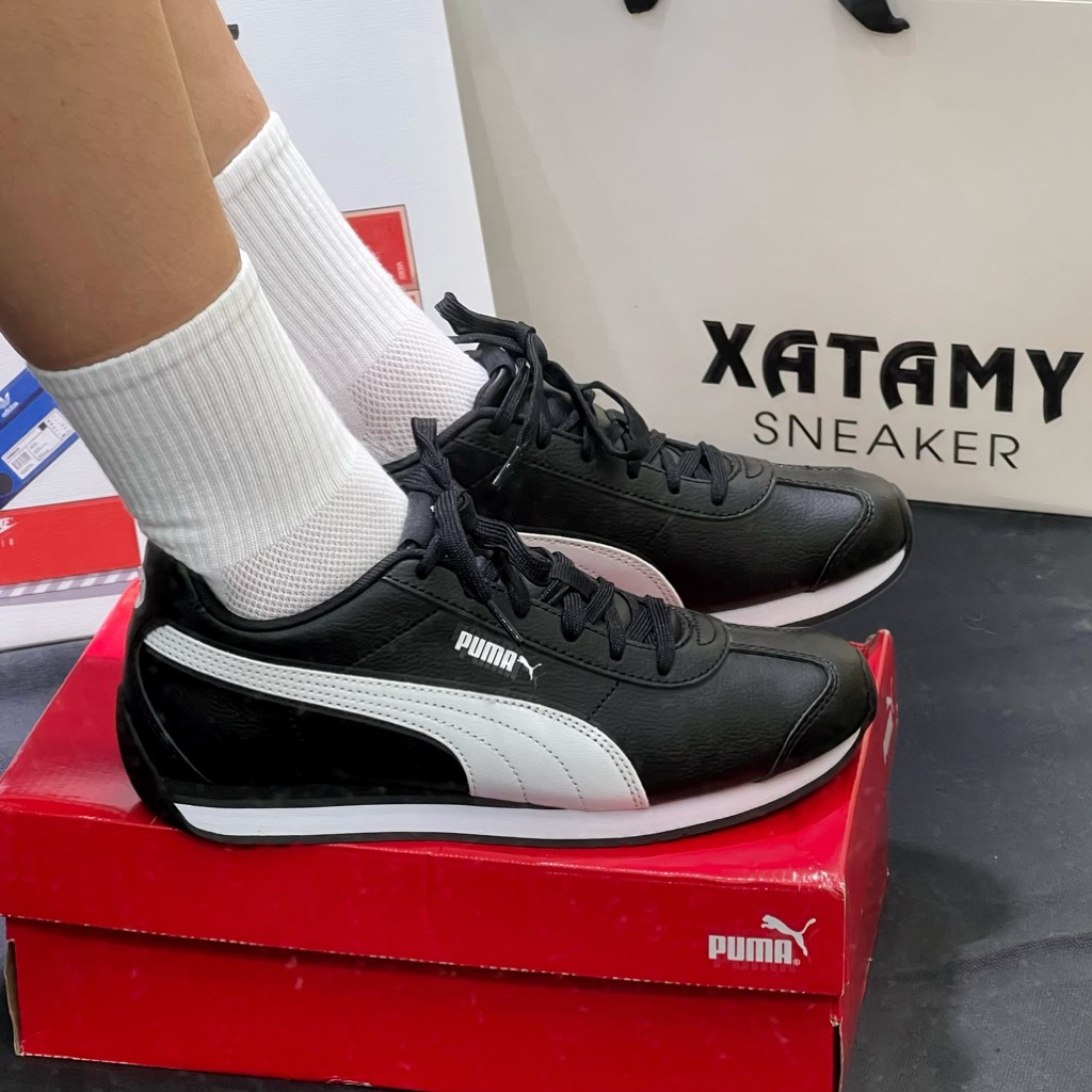Puma Turin 3 Black White 384429 04
