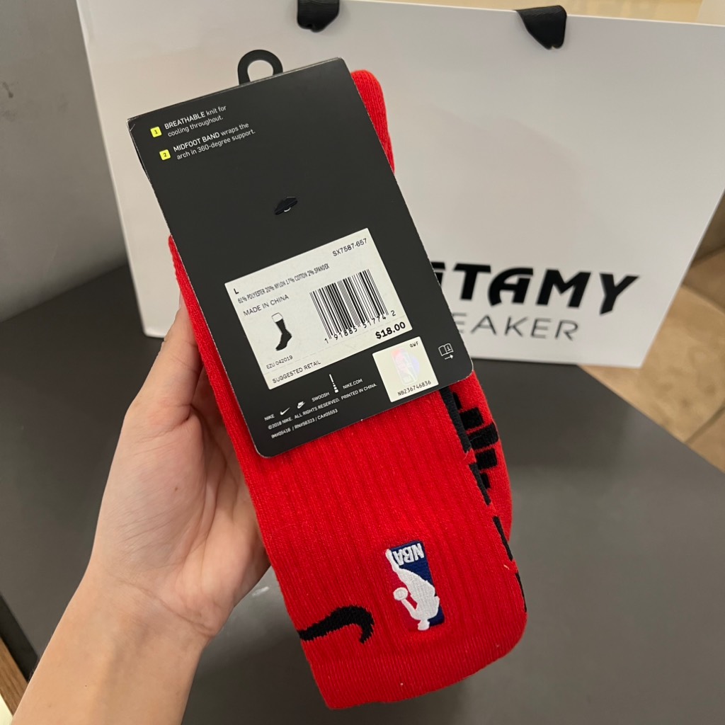 Vớ Nike Elite Crew NBA Basketball Socks SX7587 657