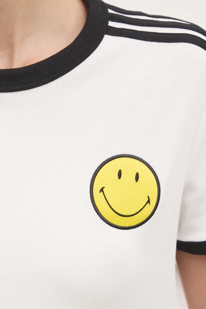 Áo adidas Nữ Smiley Cali Tee Cloud White JD3591
