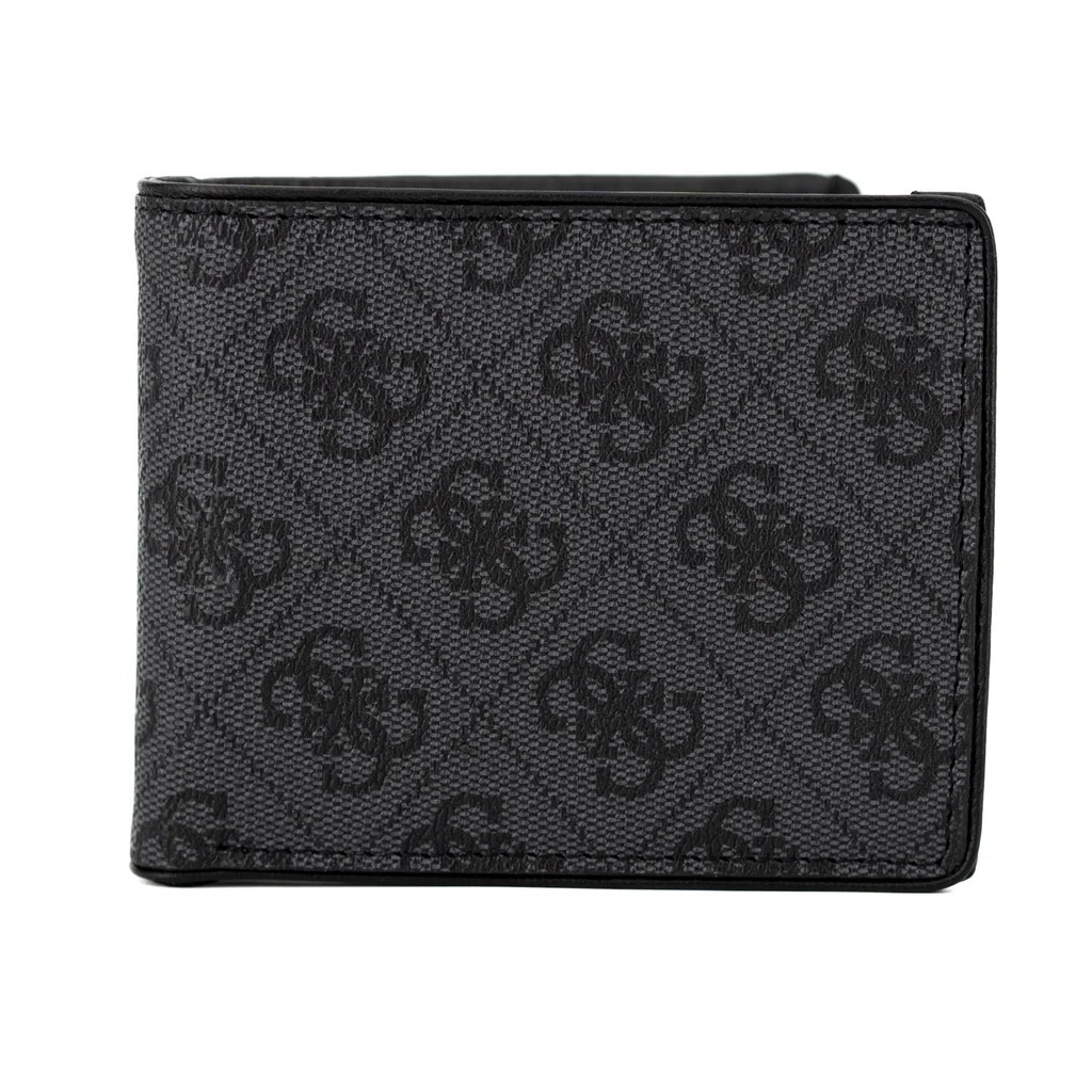 Ví Guess Men’s Trend Fashion Patterned Slim fold Wallet Black 31GU130036 001