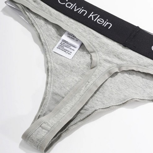 Underwear Calvin Klein Women's 1966 Cotton Stretch Modern Thong Fit Grey QF7221 050