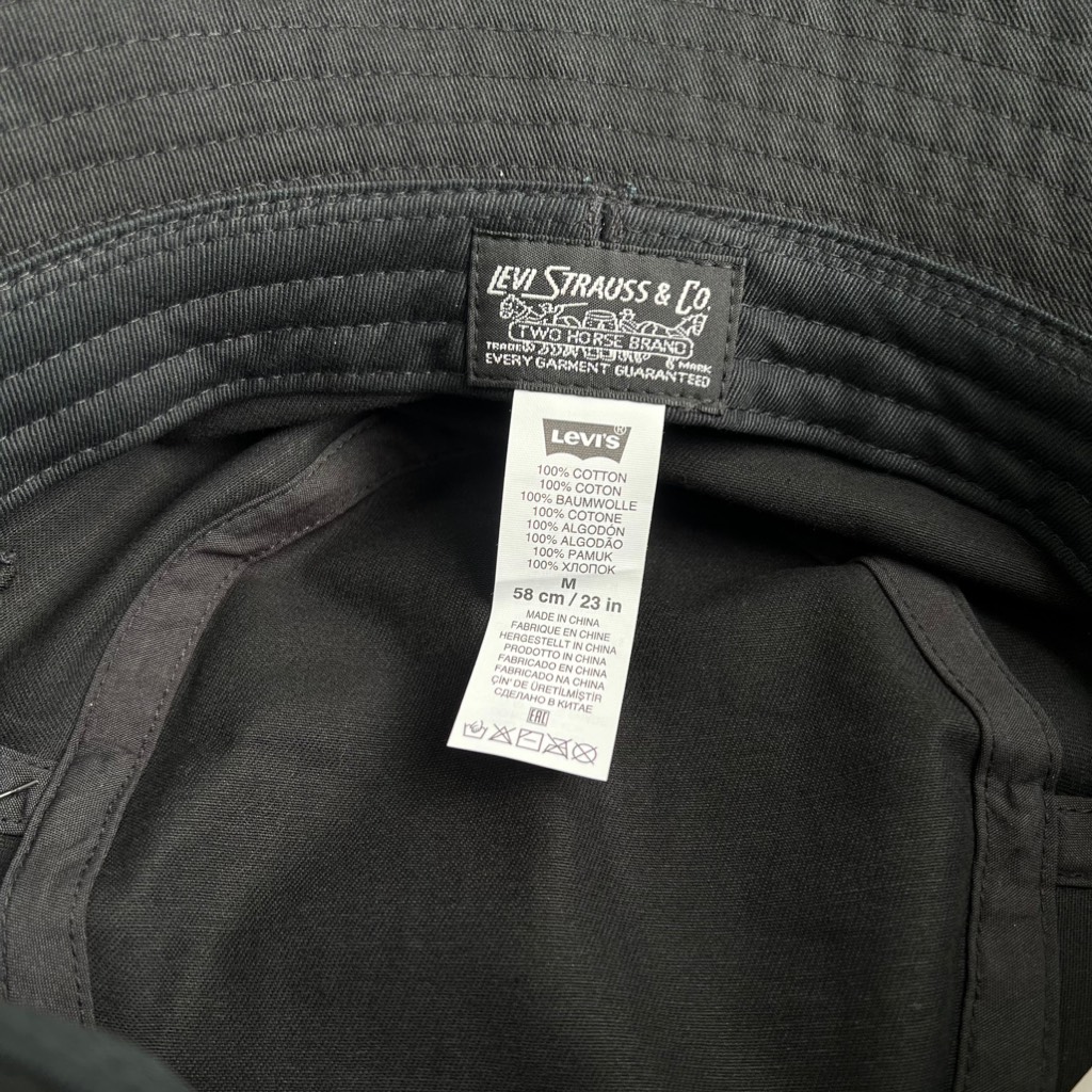 Nón Bucket Hat Levi's Black 10172 02 0059