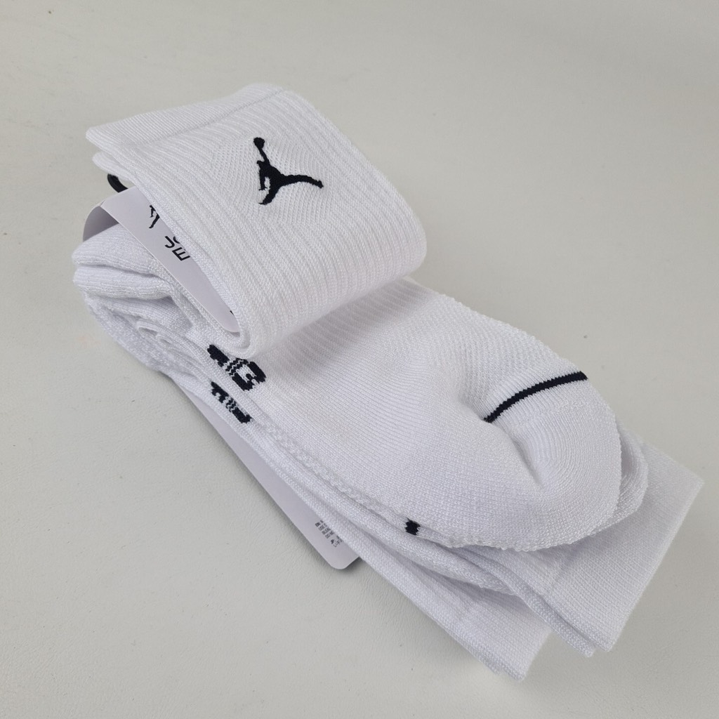 Vớ Jordan Cushioned Crew Socks 3 Pack White DX9632 100