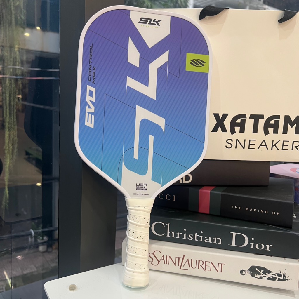 Vợt Pickleball 16mm Selkirk SLK EVO Control XL Oasis Xanh Dương