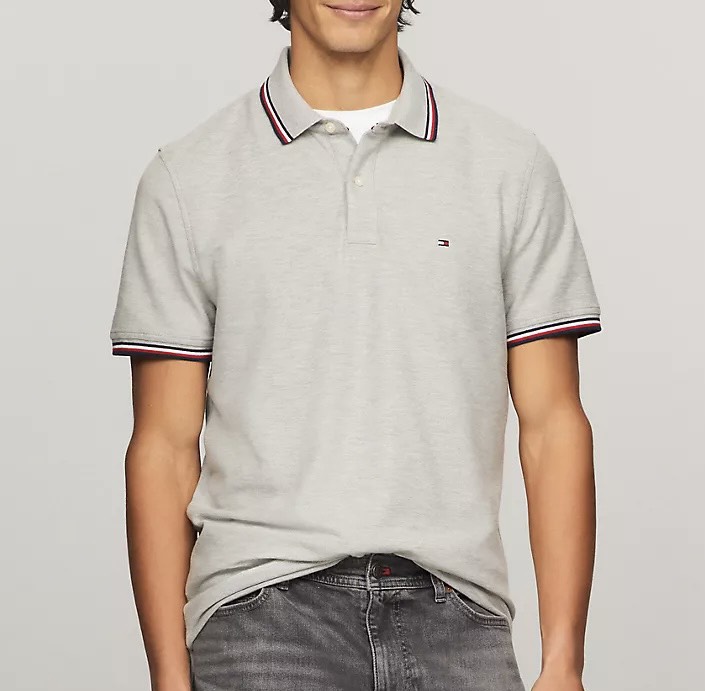 Áo Polo Tommy Hilfiger Regular Fit Wicking In Grey 78B2300 030