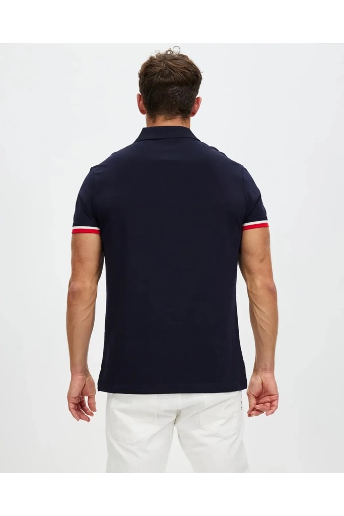Áo Polo Tommy Hilfiger Regular Fit Colorblock Navy MW33218 400
