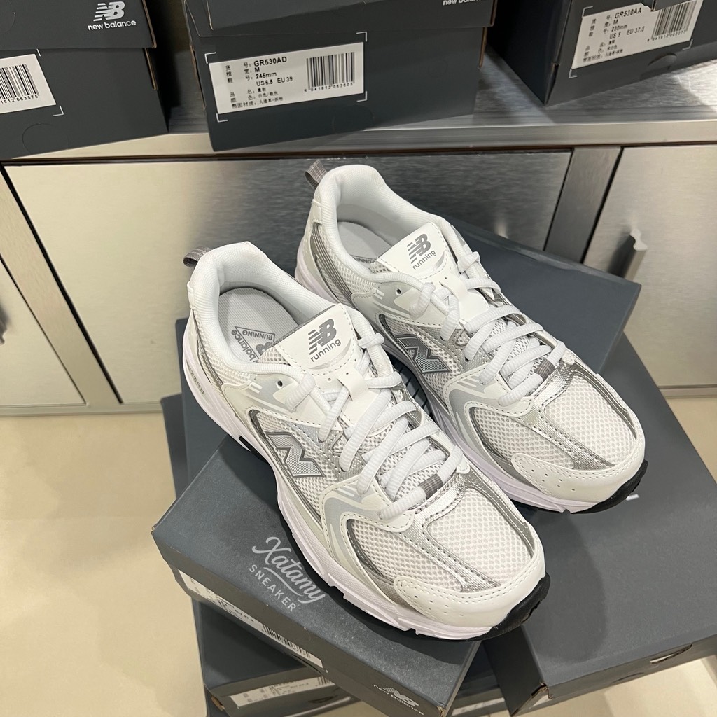New Balance 530 White Silver GR530AD