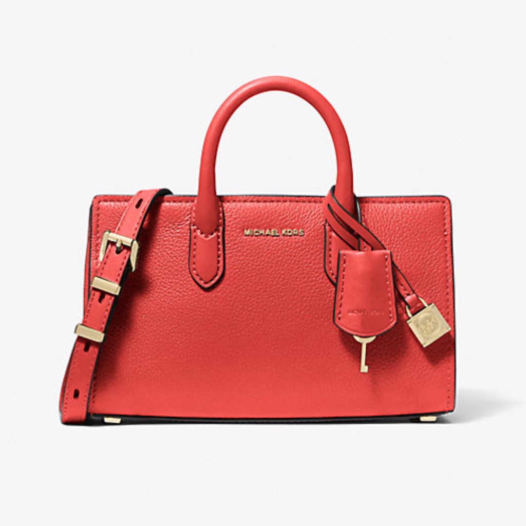 Túi Michale Kors Scarlett Extra-Small Leather Crossbody Bag Red 32F4GETC0L