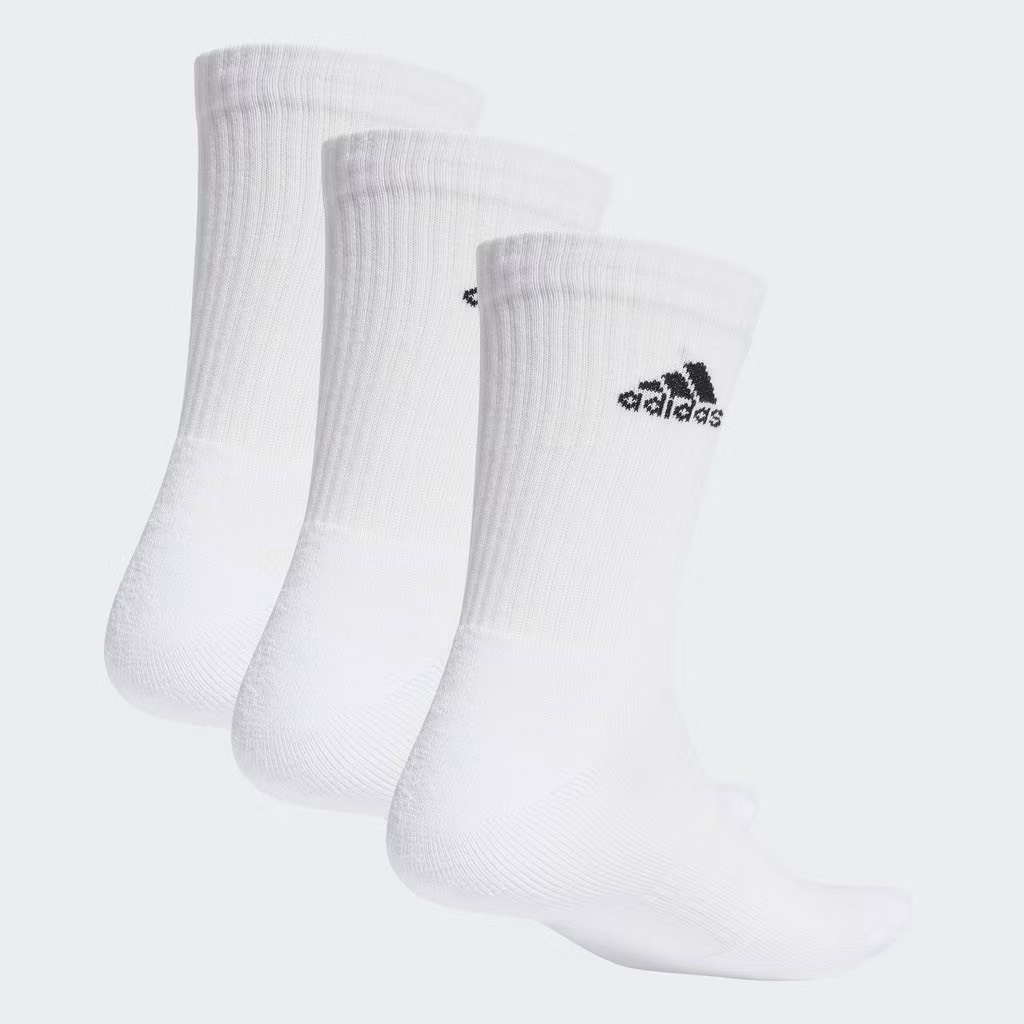 Vớ adidas Cushioned Crew Socks 3 Pairs White HT3446