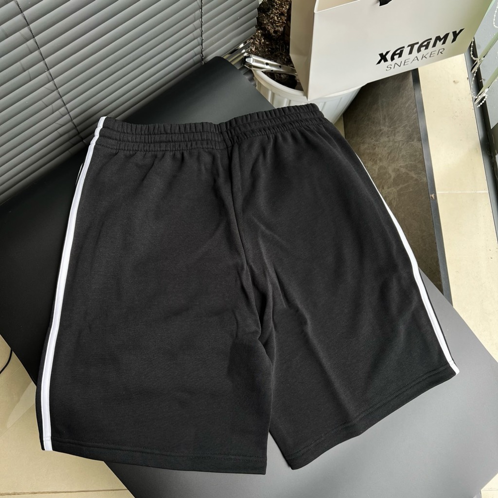 Quần Short adidas Nam Essentials Fleece 3 Stripes Black H20849