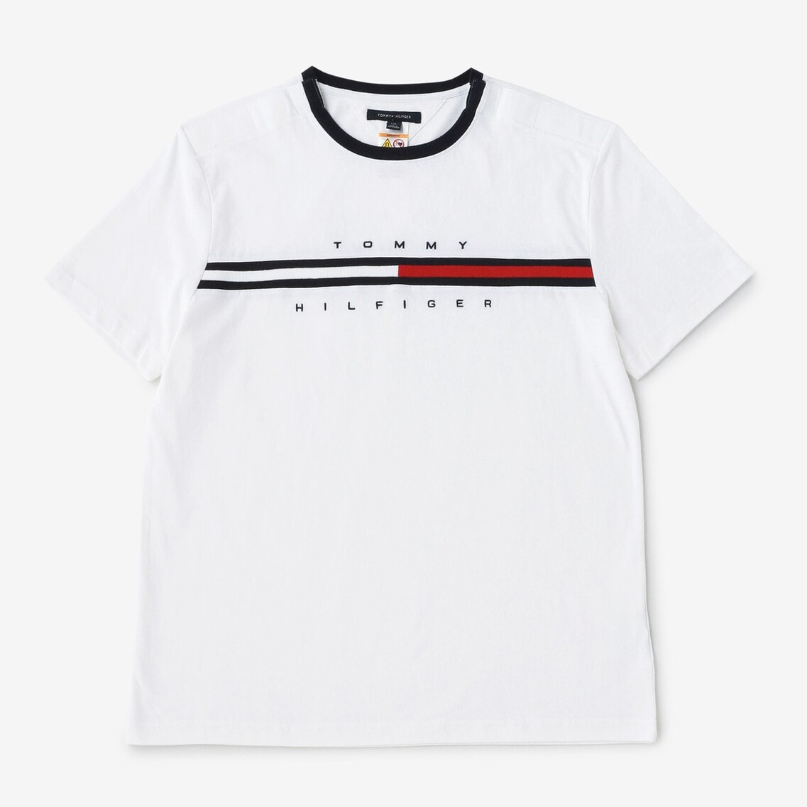 Áo Tommy Hilfiger ADP Essential Flag Logo White 78C7099 100