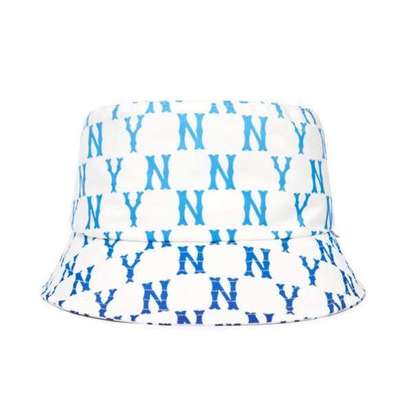 Nón MLB Monogram Bucket Hat White GRADATION NY 3AHTM2423