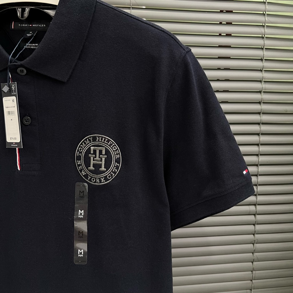Áo Polo Tommy Hilfiger Regular Fit Embroidered Monogram Navy 78JB243 410