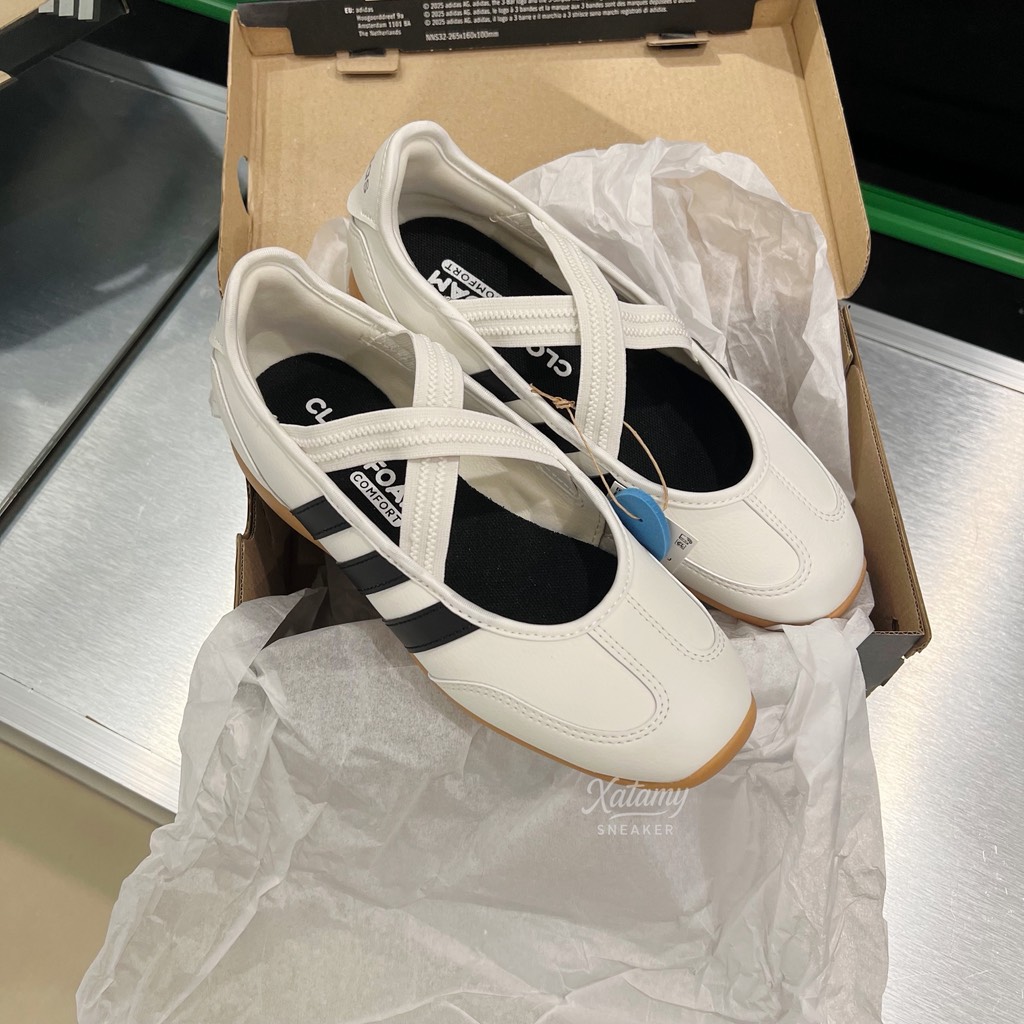 Barreda Mary Jane White Black JP6736