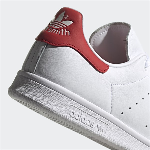 Stan Smith Trắng Gót Đỏ EF4334