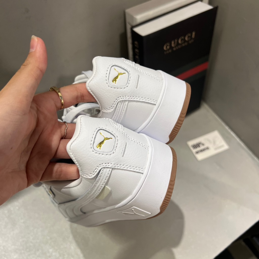 Puma Carina Street Lux White Gold 397487 01