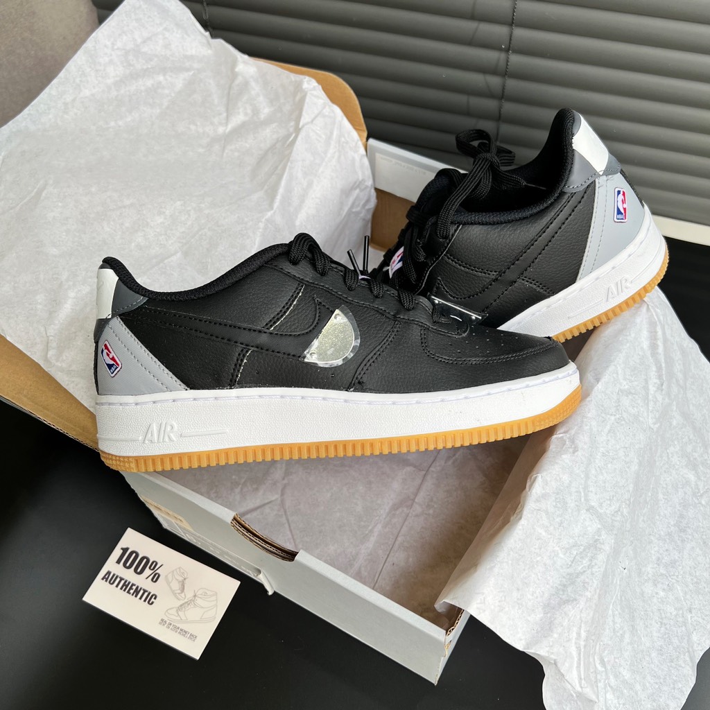 Nike Air Force 1 Black/Wolf Grey NBA CT3842 001