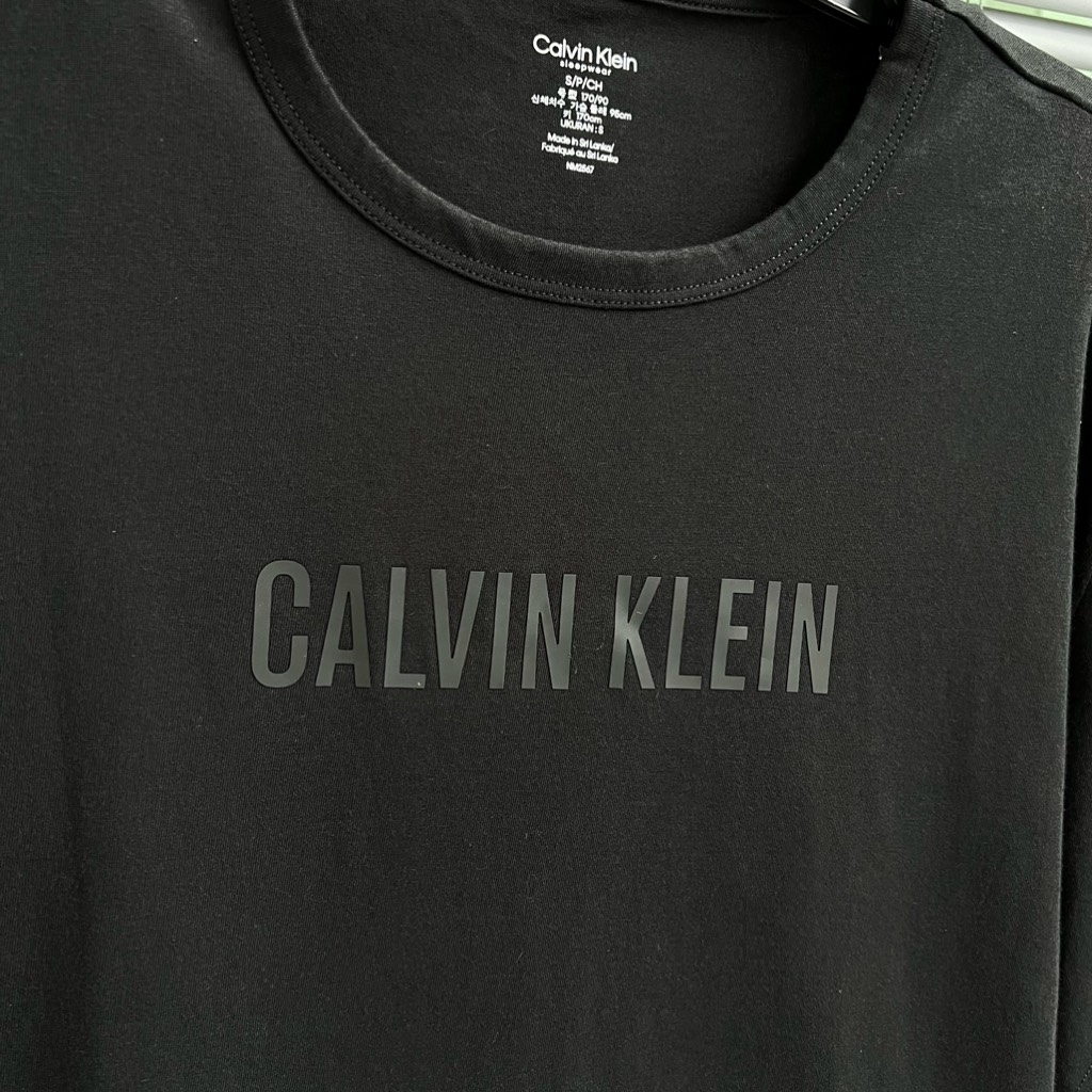 Áo Calvin Klein Intense Power Lounge Logo Black NM2567 001