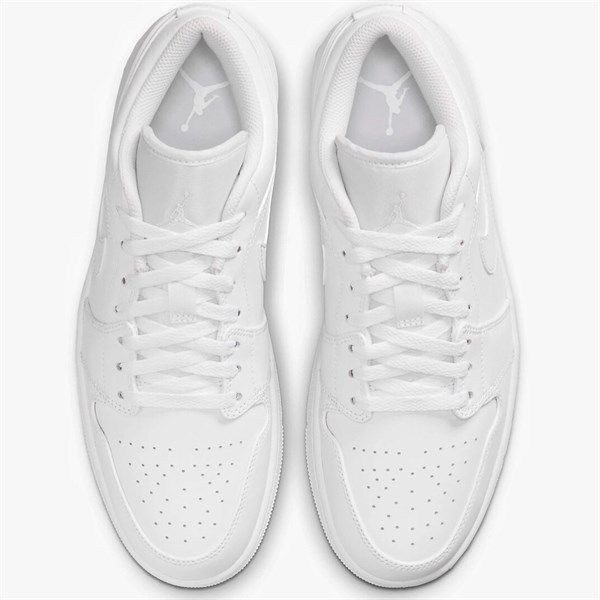 Jordan 1 Low Triple White 553558 136