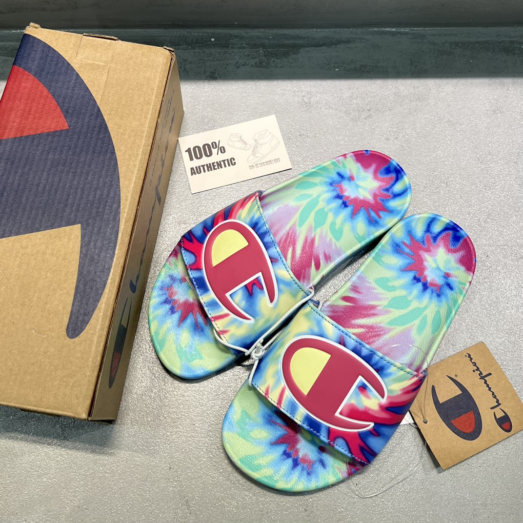 Dép Champion IPO TIE DYE CP101188W size 36