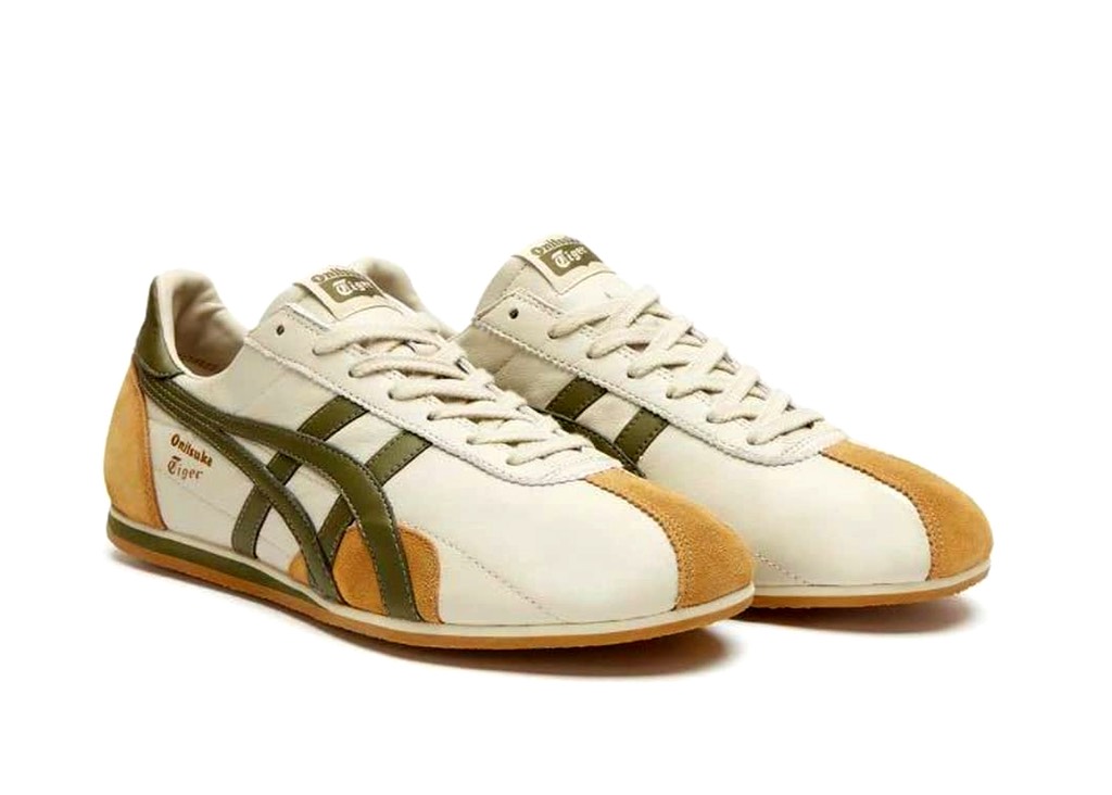 Onitsuka Tiger RUNSPARK Beige Olive Green Mustard Yellow 1183B480 200
