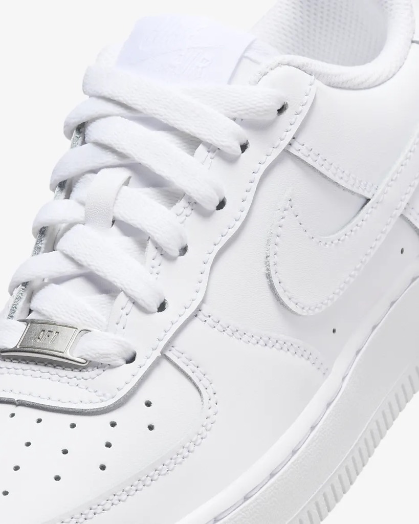 Nike Air Force 1 All White (GS)