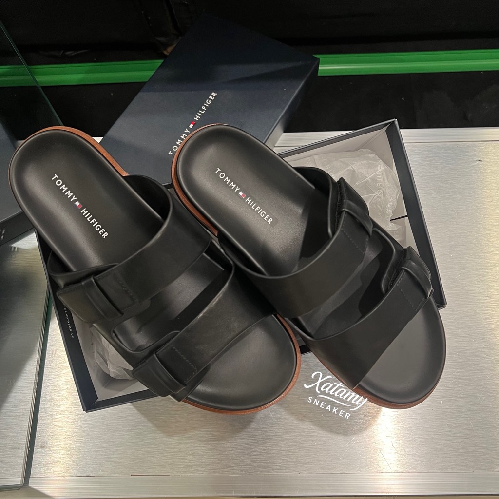 Dép Tommy Hilfiger WELKER Black 001