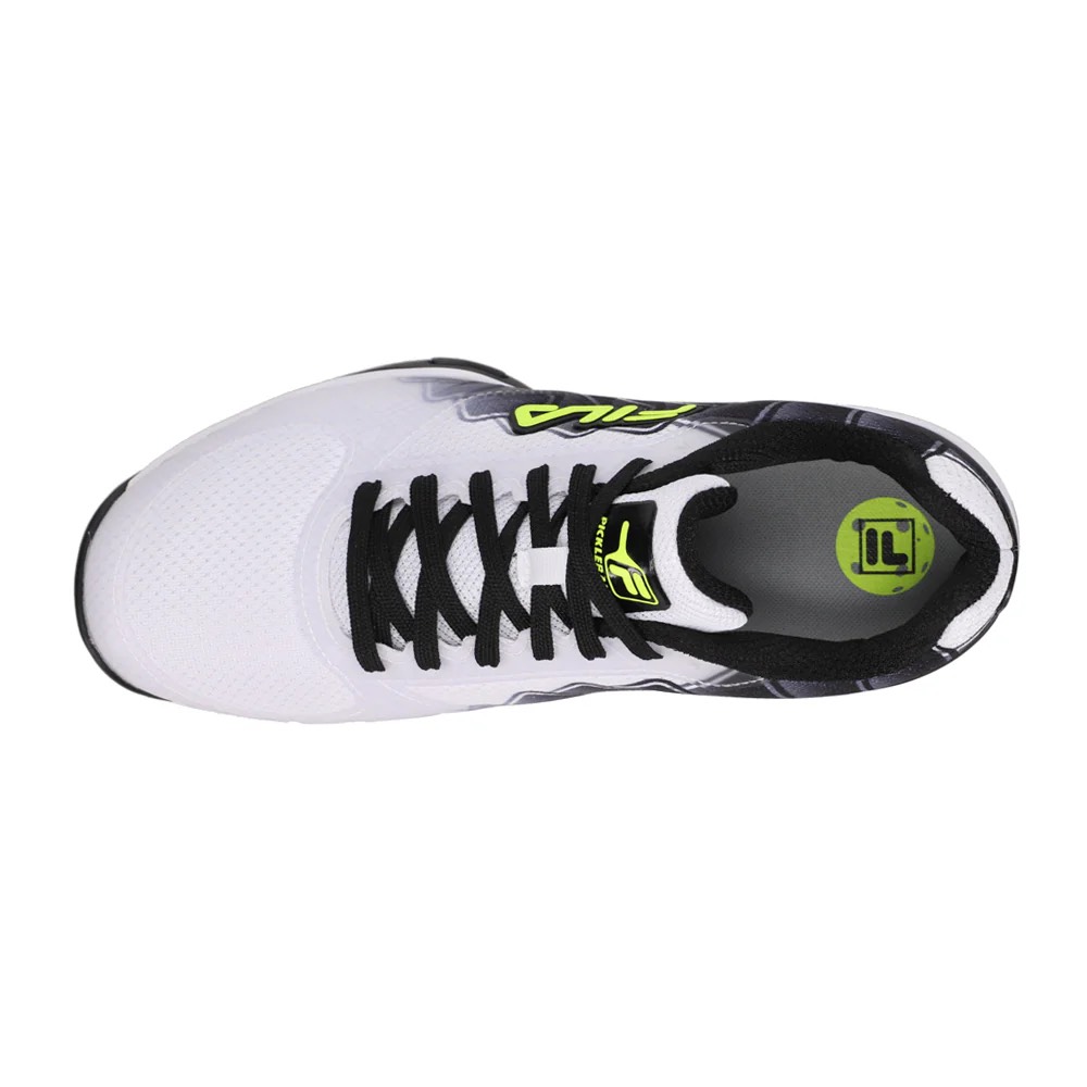 Fila Volley Zone Pickleball White Black Safety Yellow 1PM01793 115