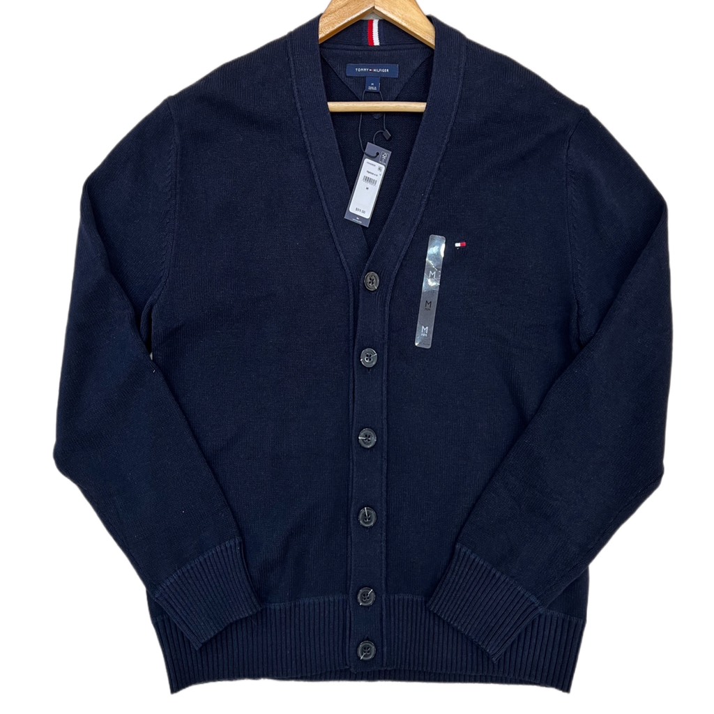Áo Tommy Hilfiger Cardigan Cotton Jersey Navy 78J9320 410