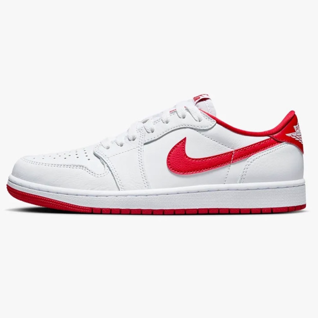 Jordan 1 Retro Low OG White University Red CZ0790 161