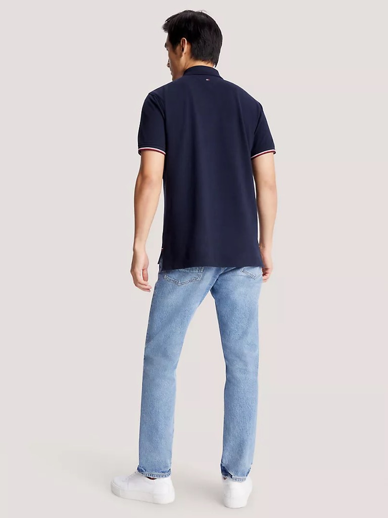 Áo Polo Tommy Hilfiger Regular Fit Chest Embroidered Navy 78J9452 410