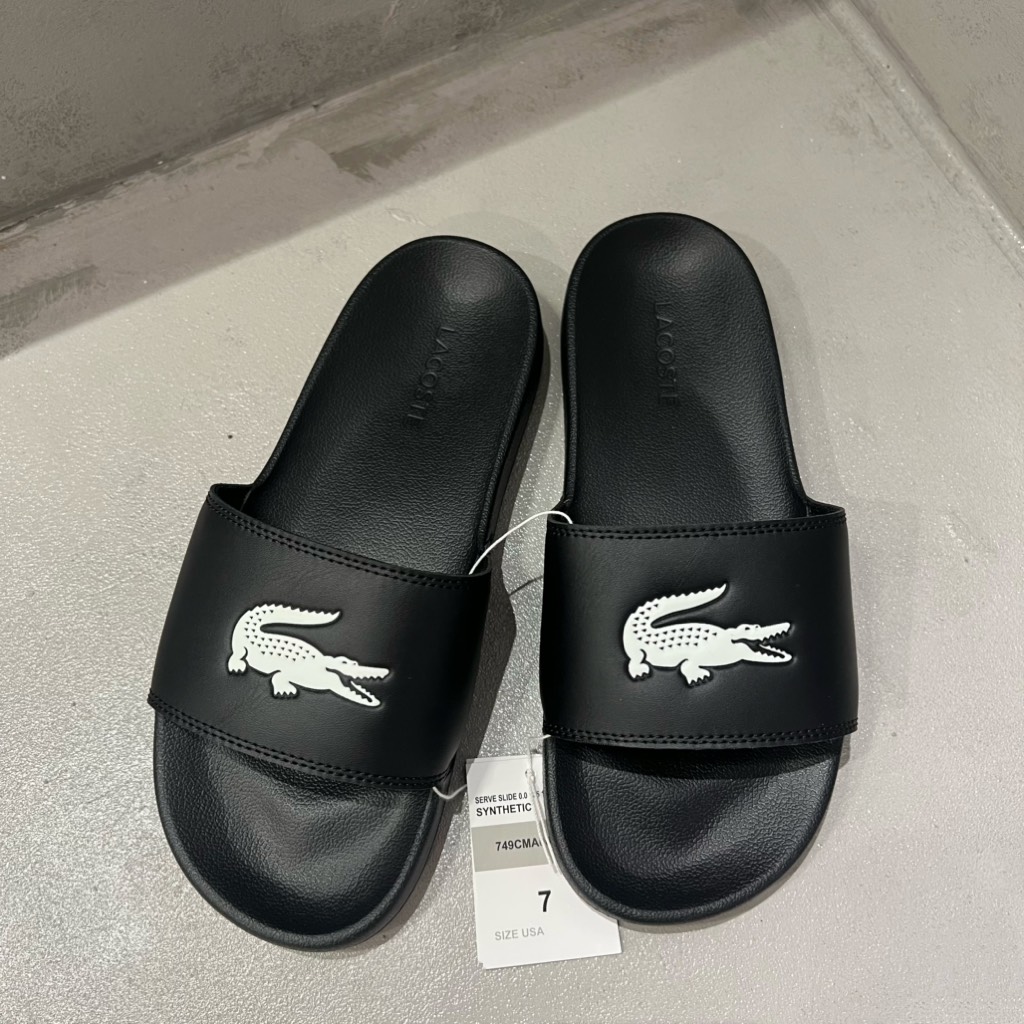 Dép Lacoste Serve Slide 0. 125 1 CMA Black 749CMA0041312