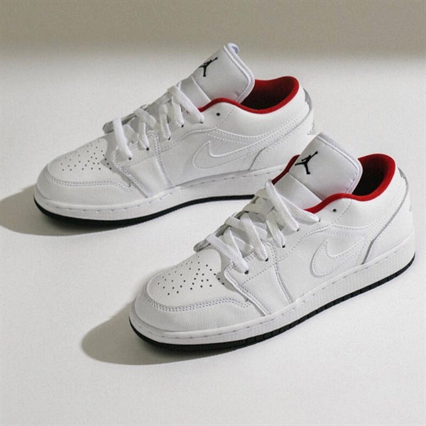 Jordan 1 LOW White Gym Red 553560 164