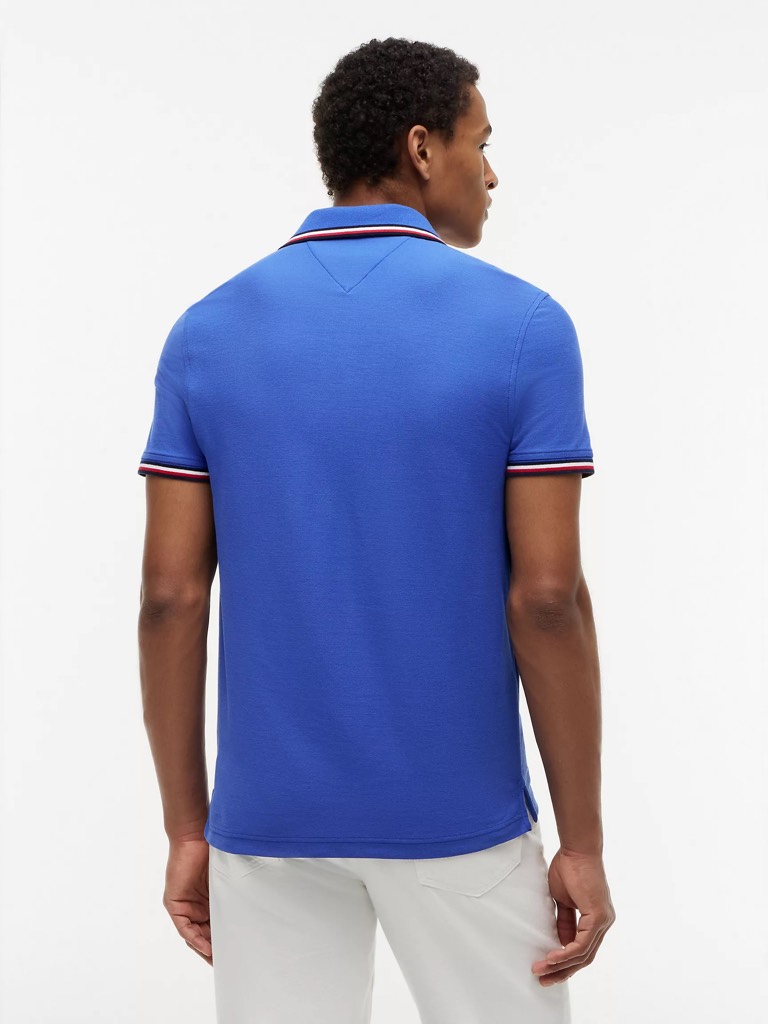 Áo Polo Tommy Hilfiger Regular Fit Wicking In Blue 78J2653 418